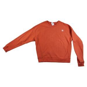00s/y2k champion reverse weave rust orange sweatshirt